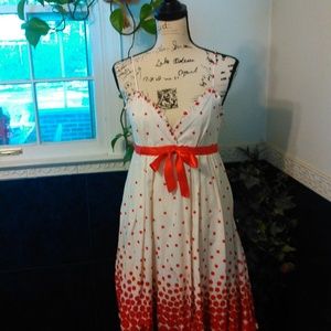 Forever 21 polka dot lined sundress